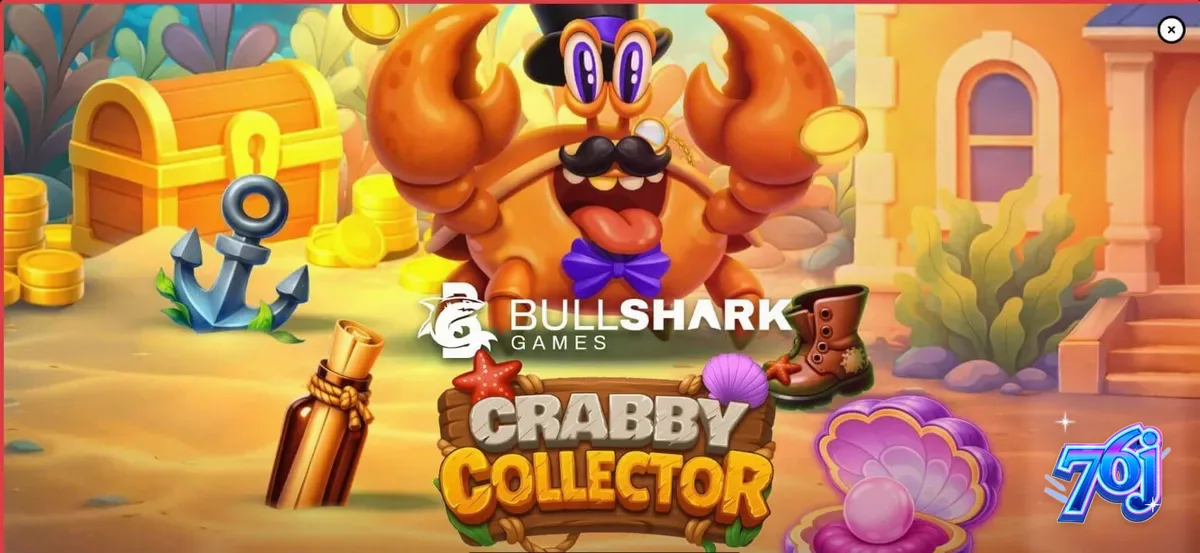 O caranguejo elegante com monóculo em Crabby Collector